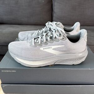 Brooks Ghost 17 Primer Gray Oyster Mushroom Gray Running Shoes Men's Size 9 2E